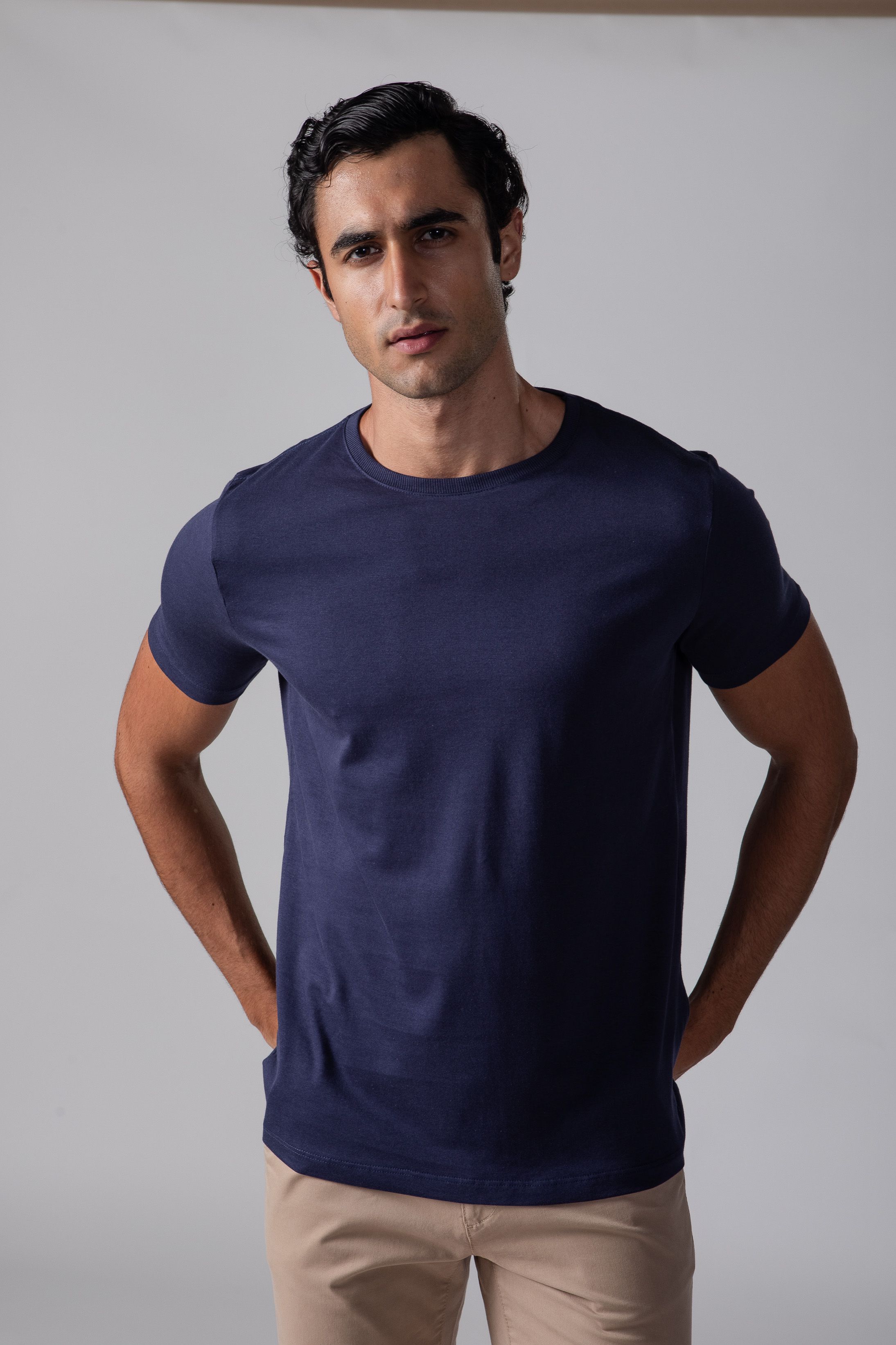 T shirt Pimma Cotton Marinho - Diodato Alfaiataria