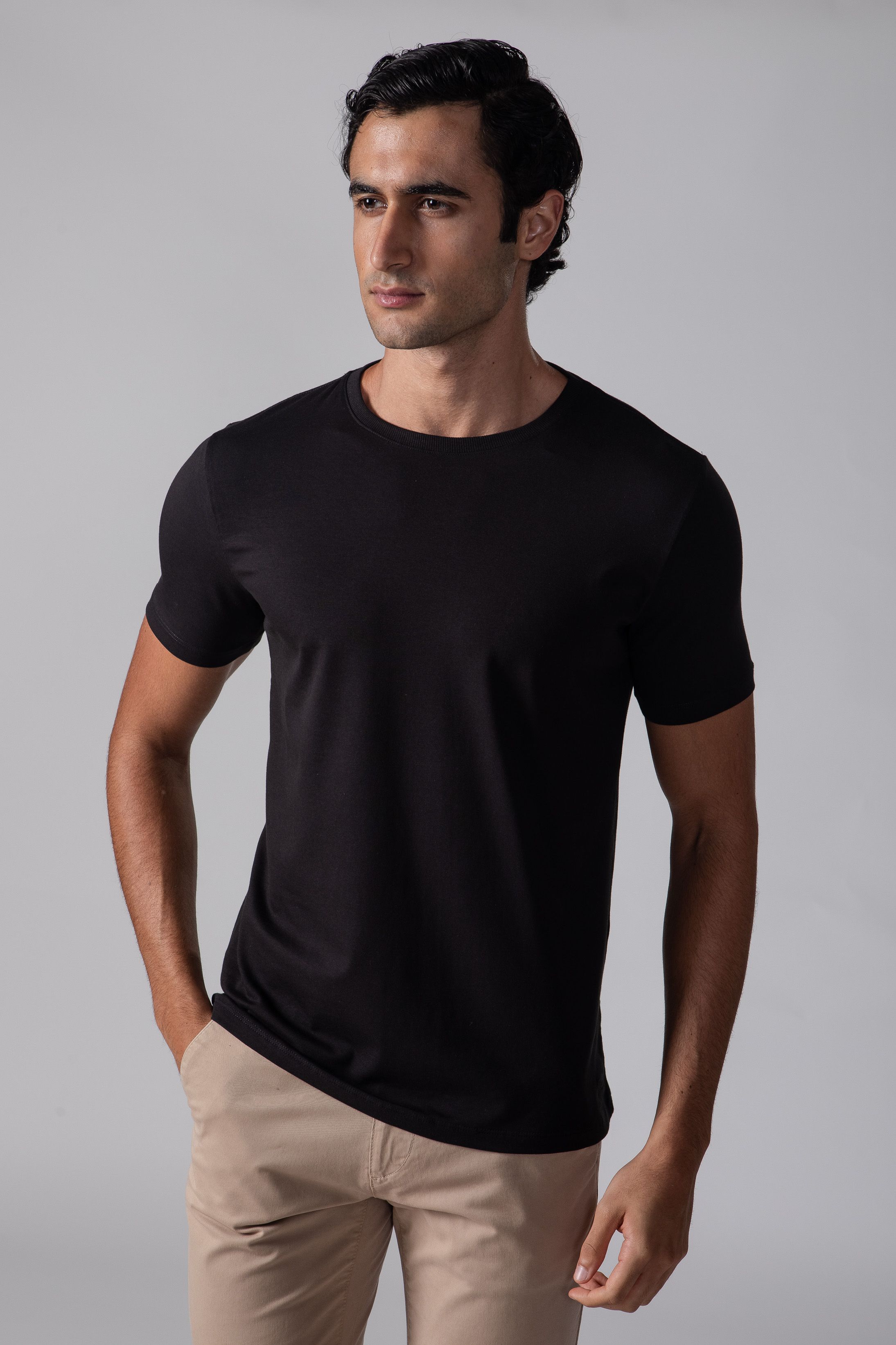 T shirt Pimma Cotton Preto - Diodato Alfaiataria