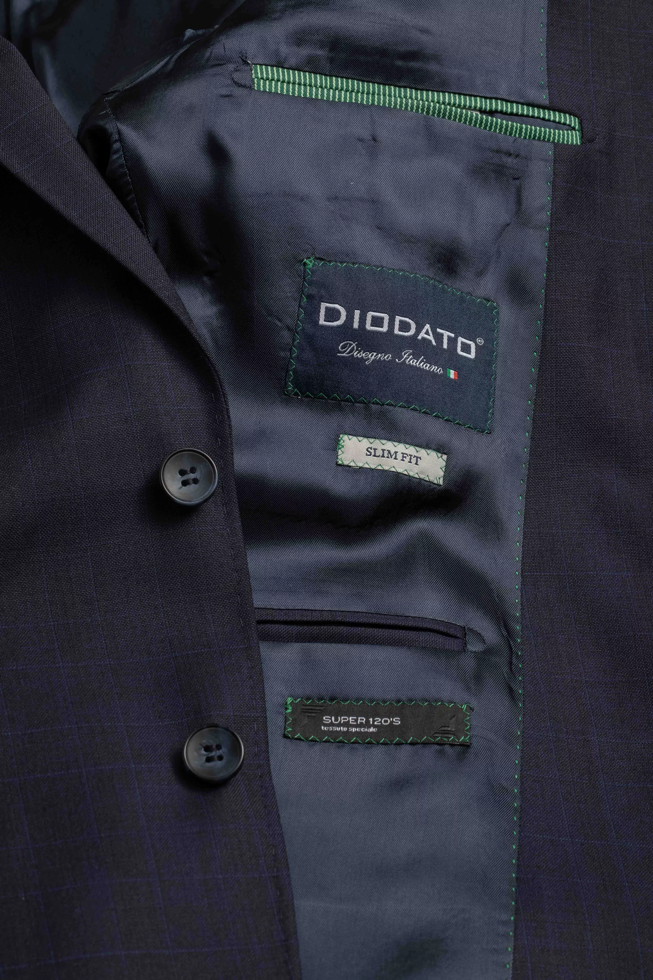 Blazer Slim Super 120 Window Pane Marinho