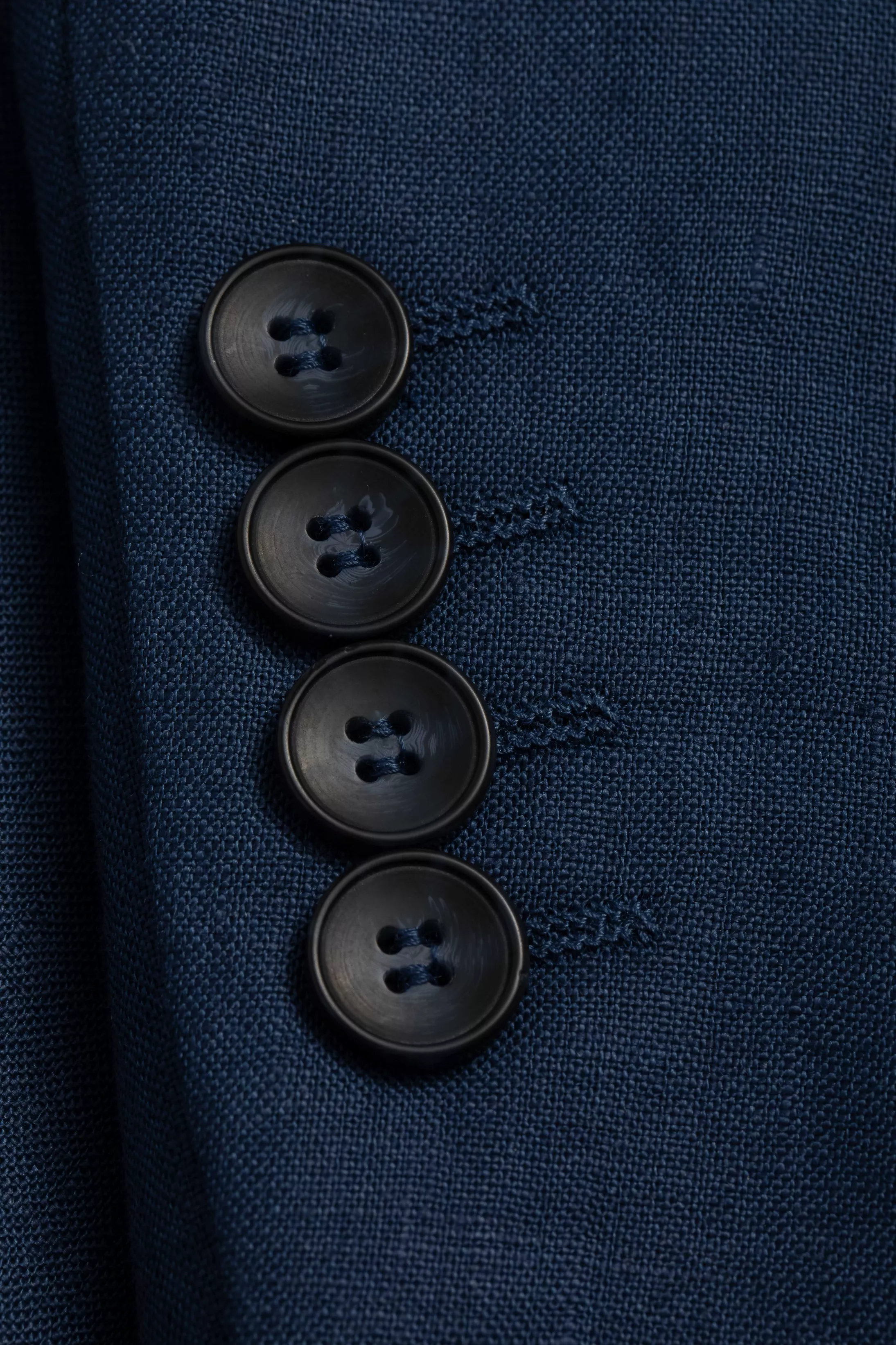 Blazer Slim Linho Azul - Diodato Alfaiataria