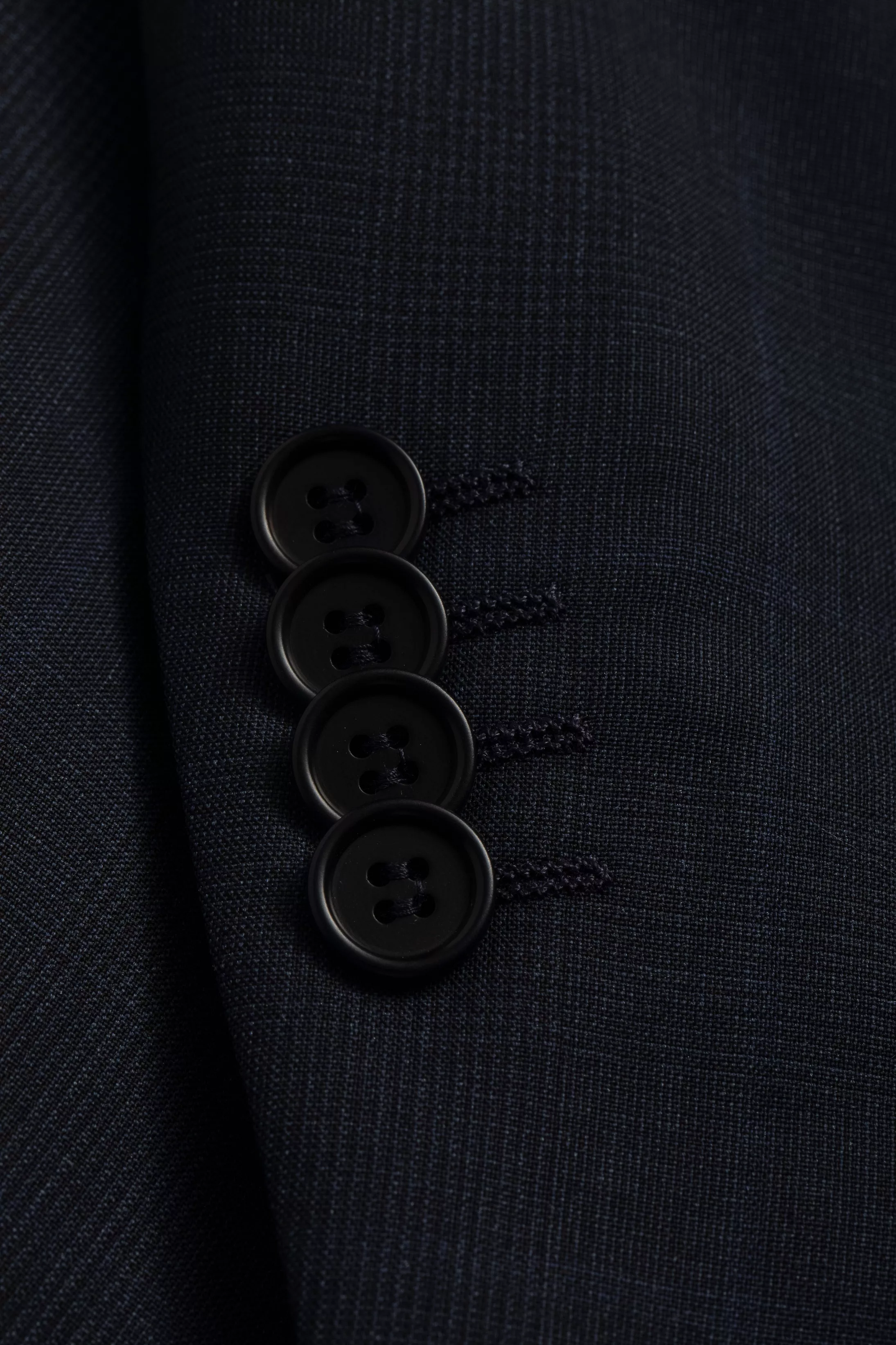 Blazer Canônico Super 120 Slim Window Pane Marinho... - Diodato Alfaiataria