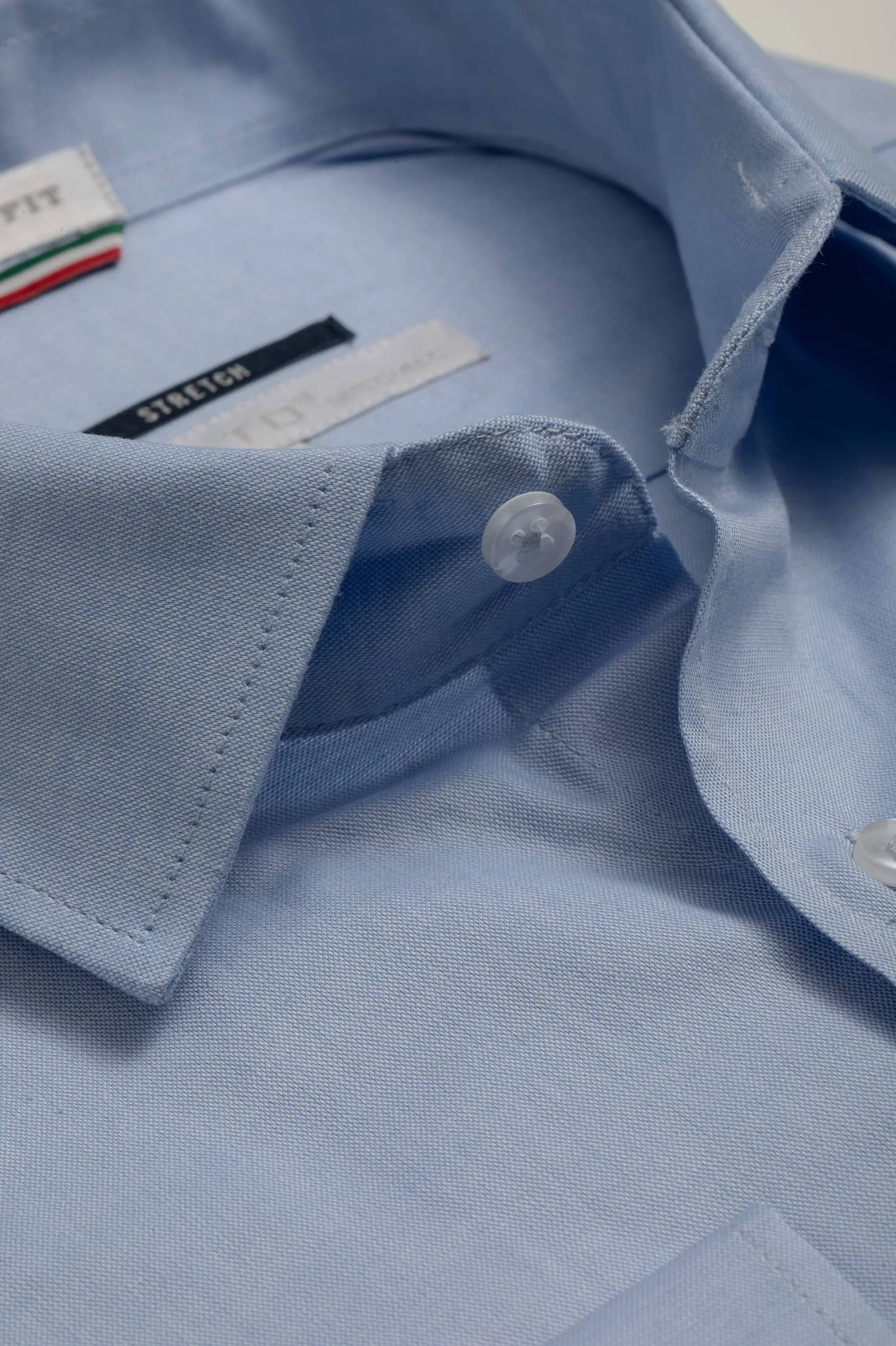 Camisa Manga Longa Slim fit Azul Claro - Diodato Alfaiataria