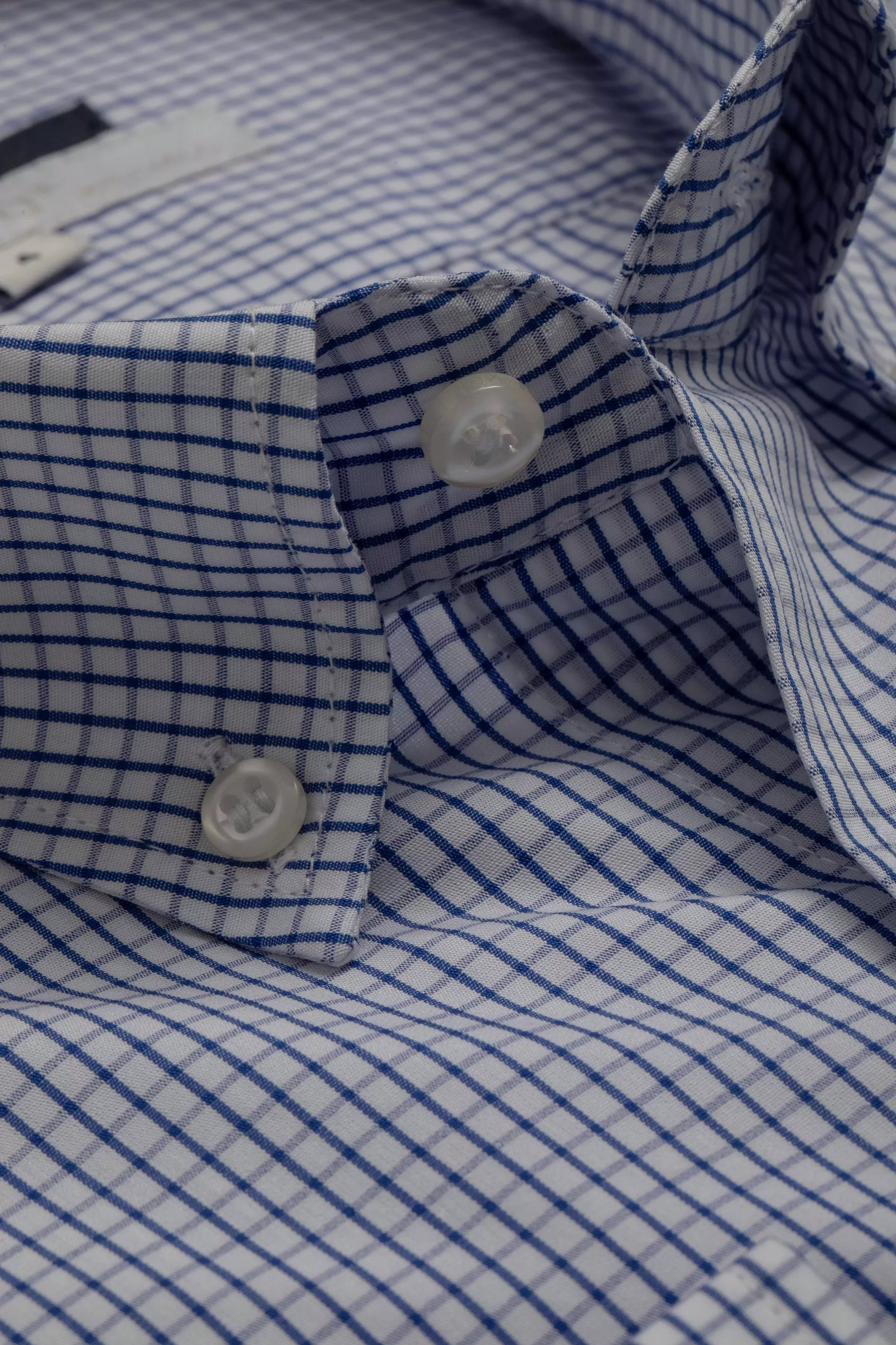Camisa Manga Longa Regular Quadriculada Marinho - Diodato Alfaiataria