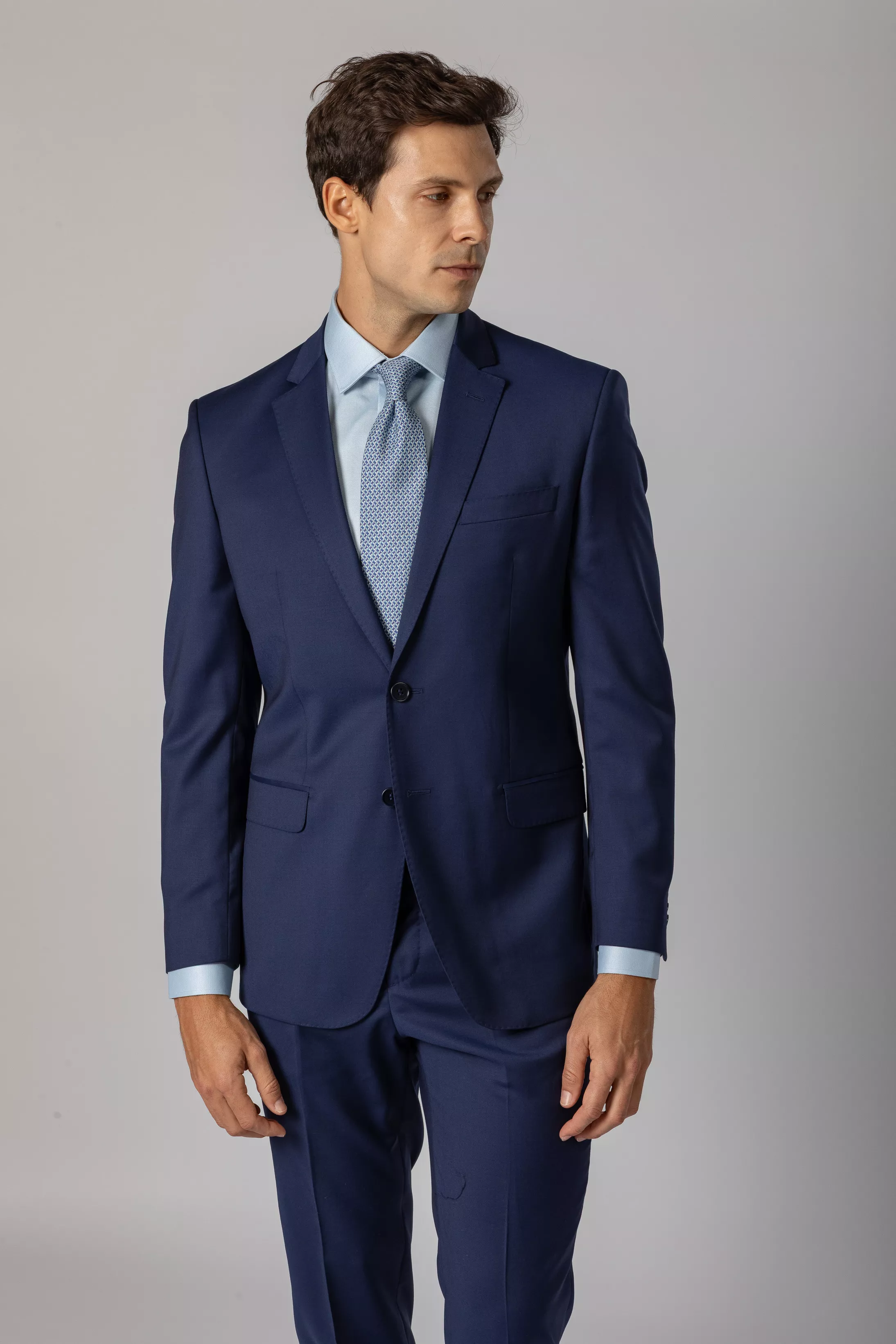 Costume Reda Super 110 Slim Azul - Diodato Alfaiataria