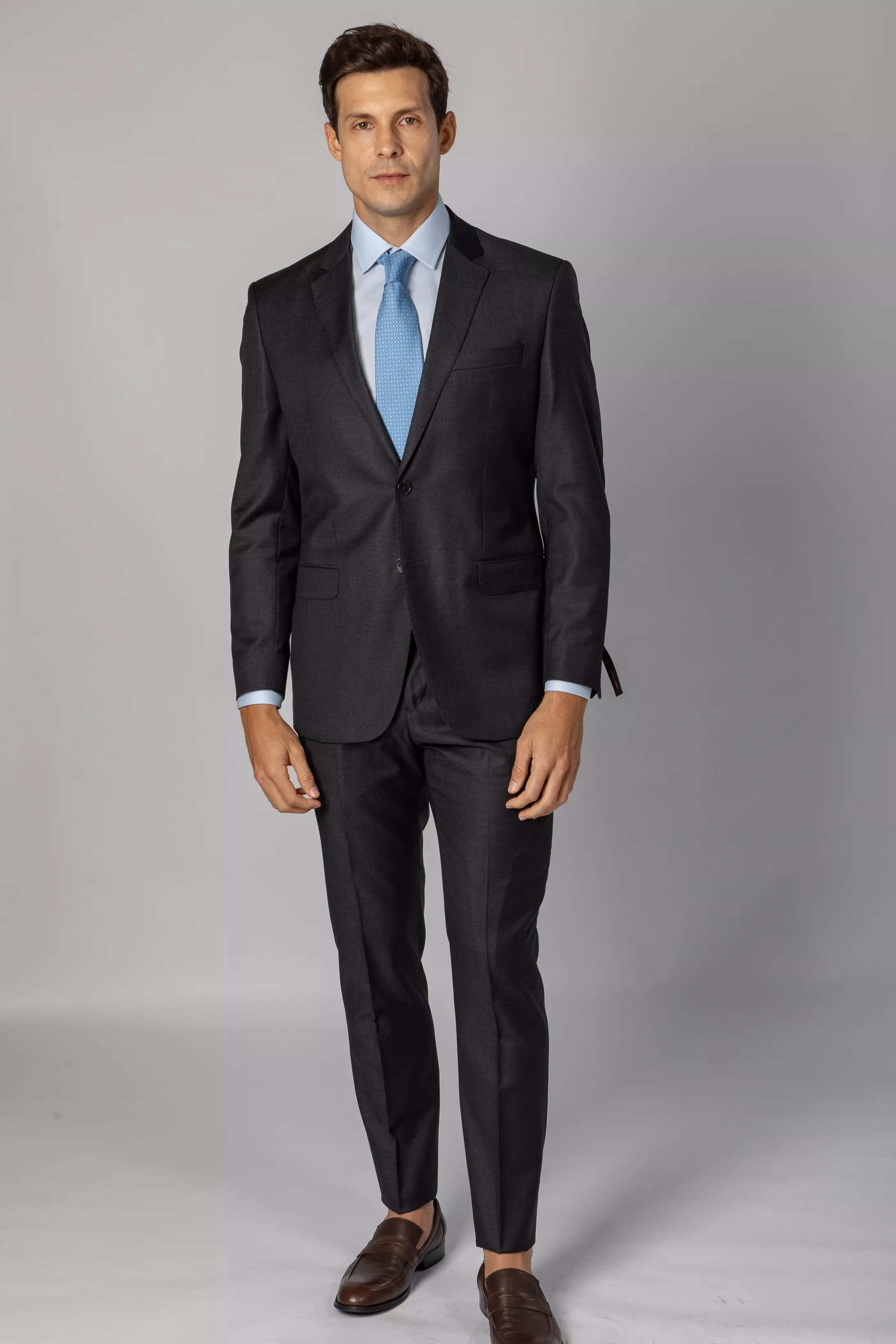 Costume Canônico Super 110 Slim Grafite - Diodato Alfaiataria