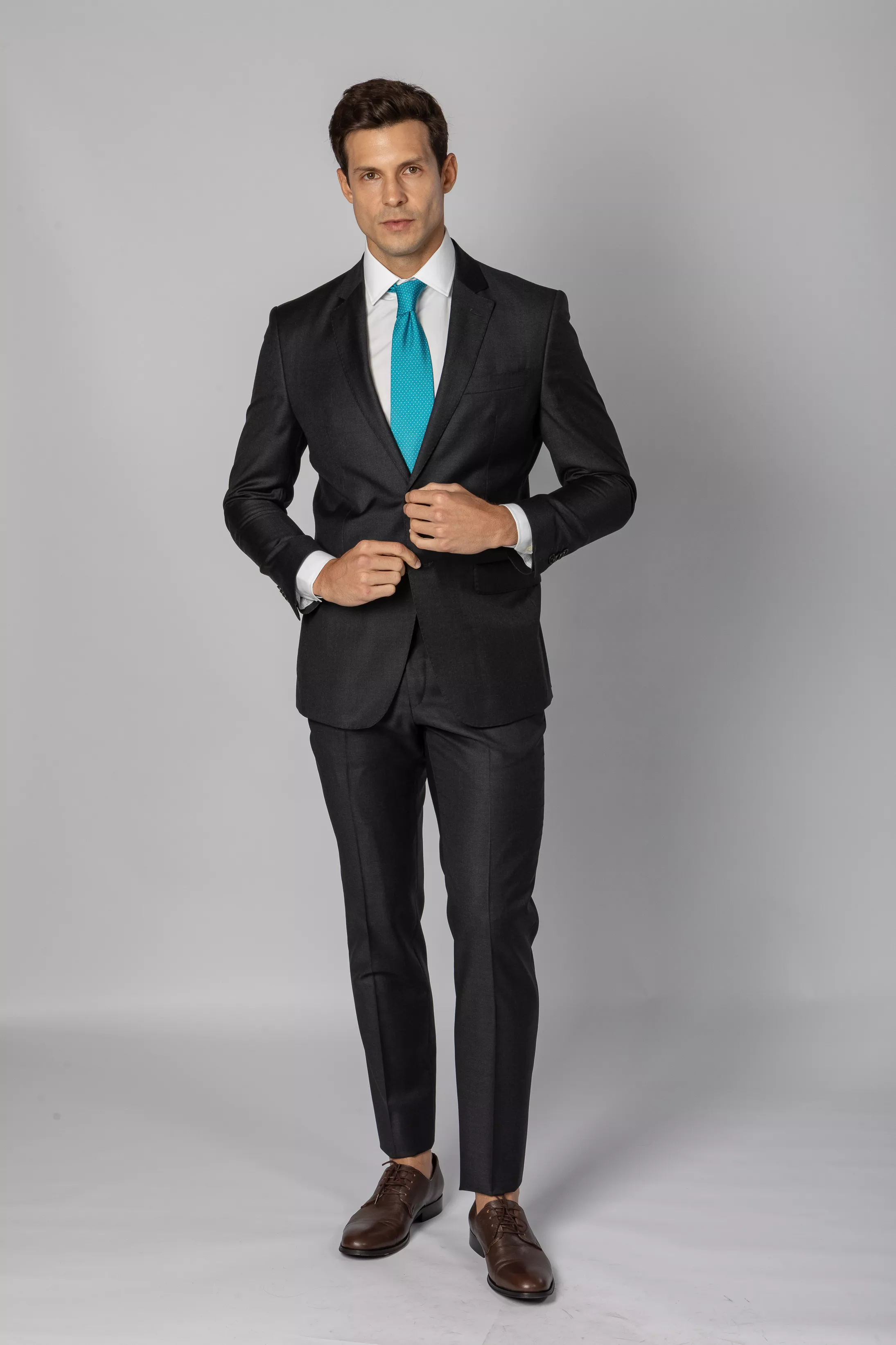 Costume Reda Super 110 Slim Grafite - Diodato Alfaiataria