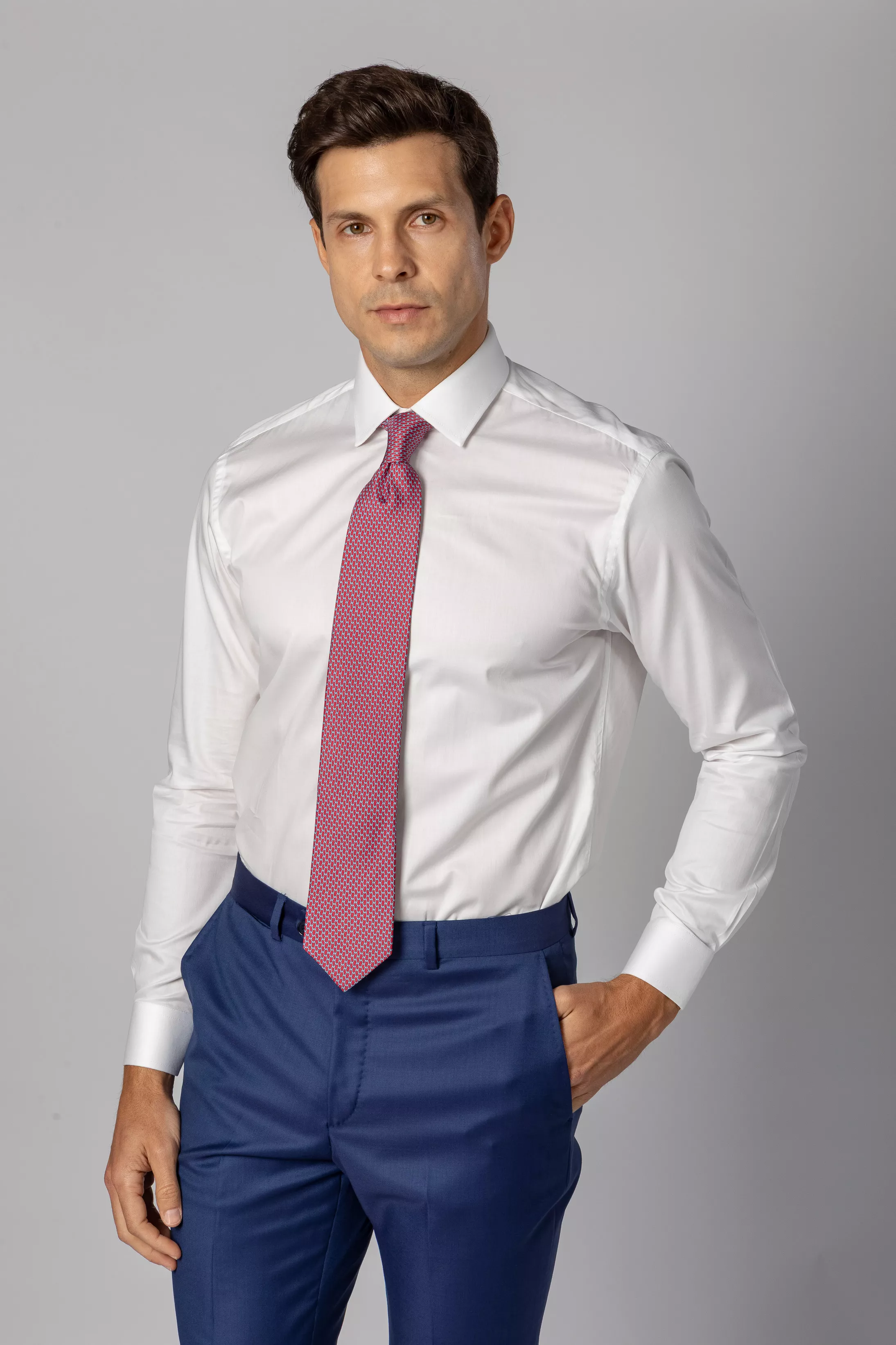 Camisa Social Slim fit fio 80 - Diodato Alfaiataria