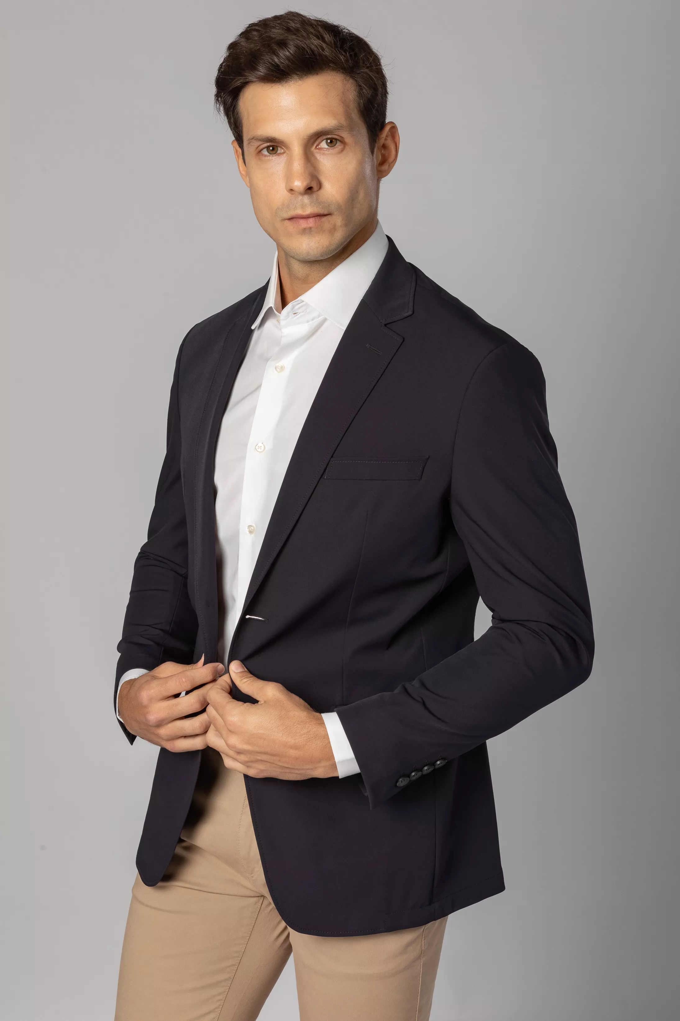 Blazer Slim Fit Firenze Marinho noite - Diodato Alfaiataria