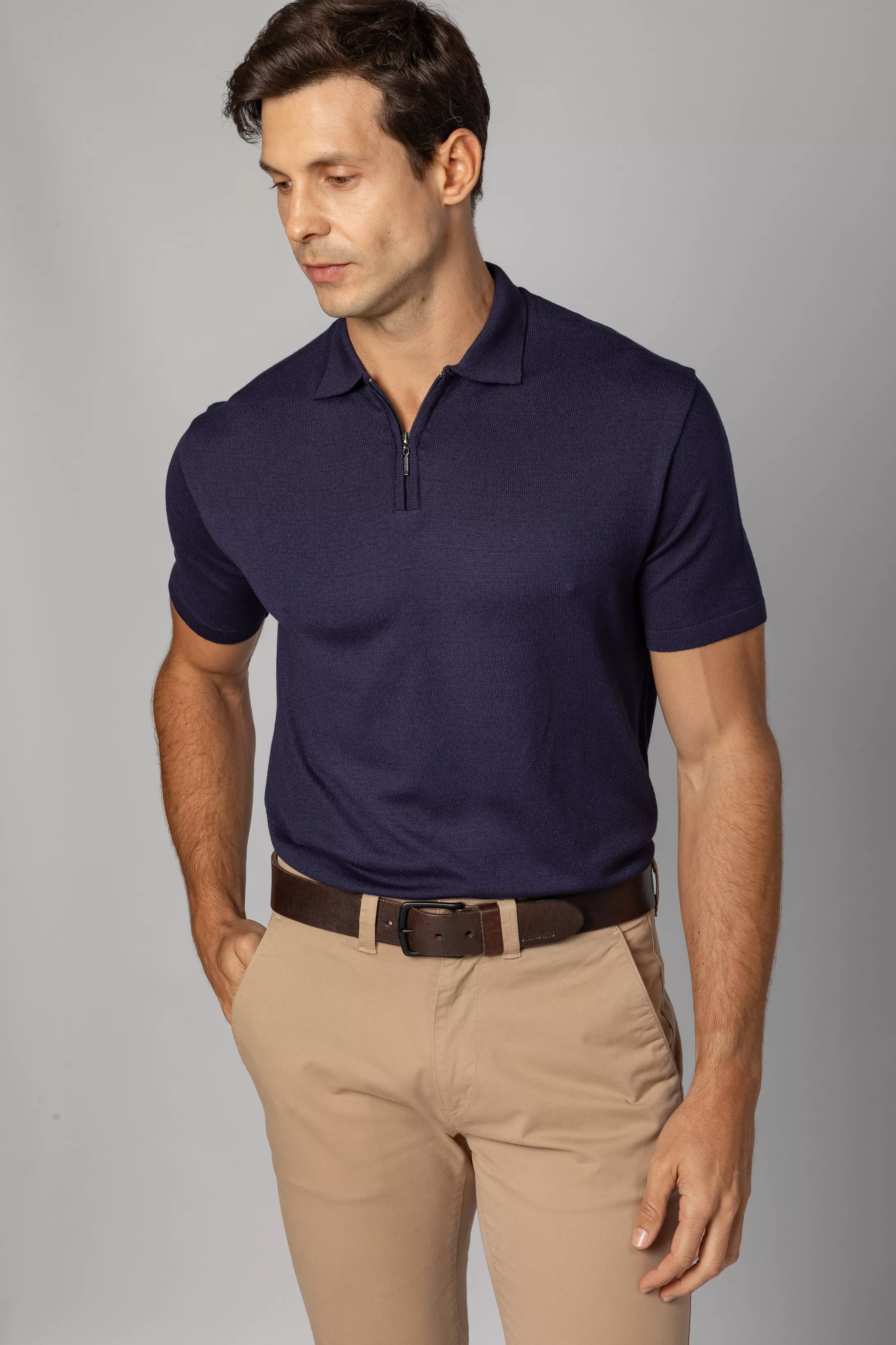 Polo linha Marinho - Diodato Alfaiataria
