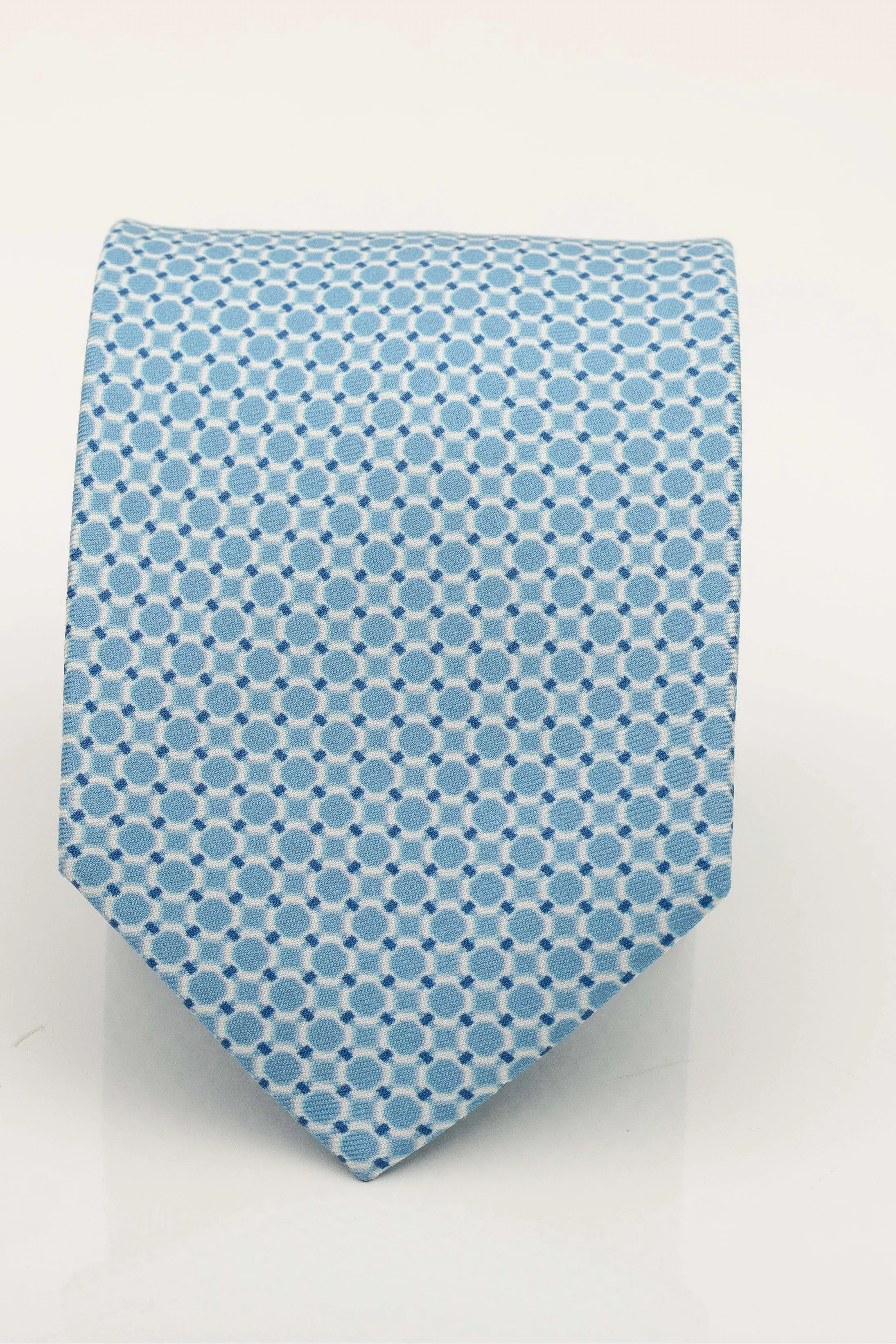 Gravata Seda Italiana Azul claro