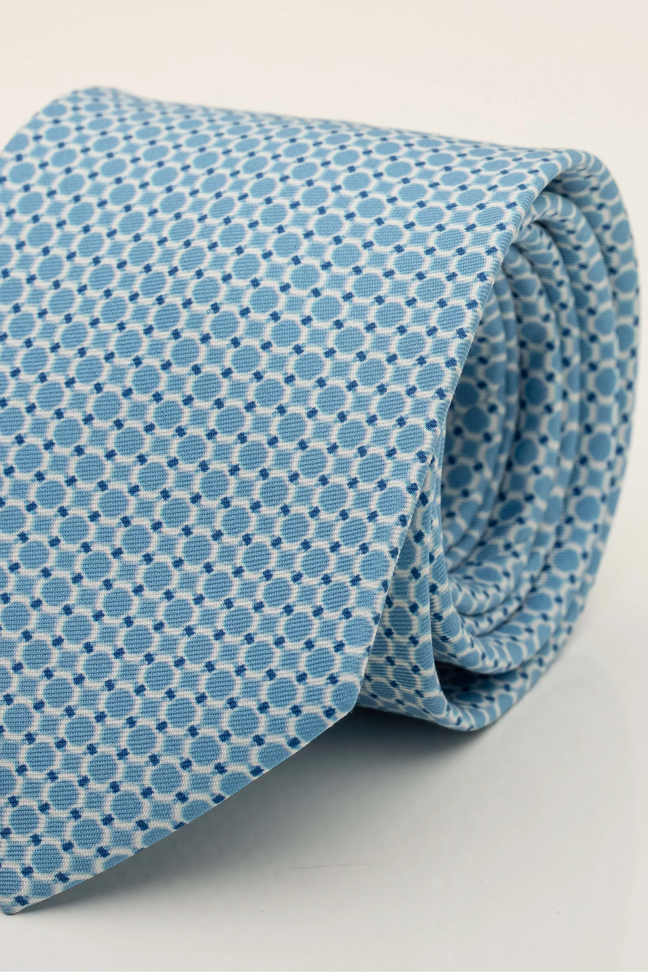 Gravata Seda Italiana Azul claro