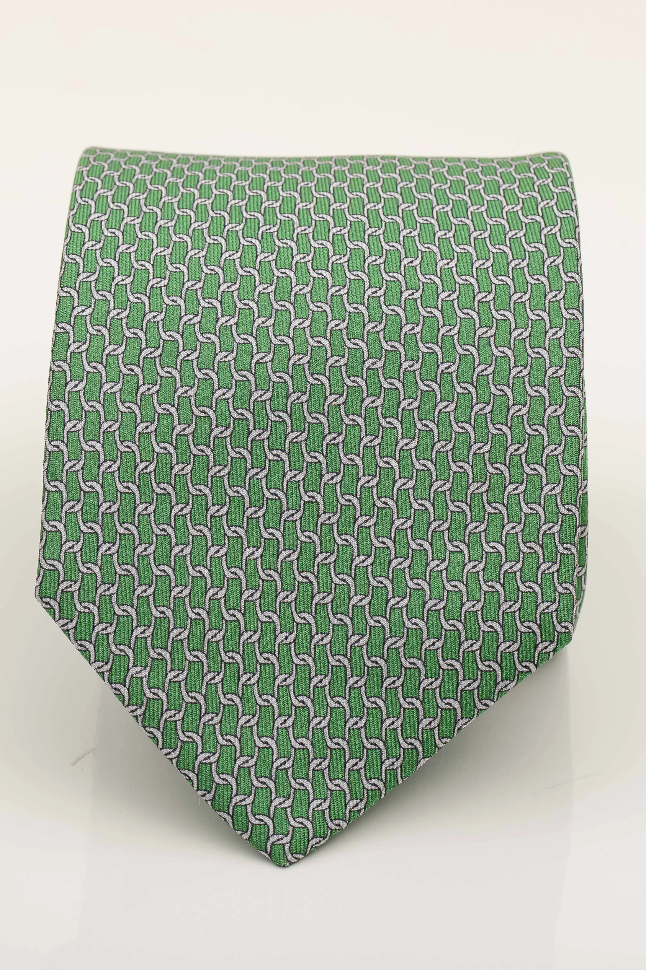 Gravata Seda Italiana Verde - Diodato Alfaiataria