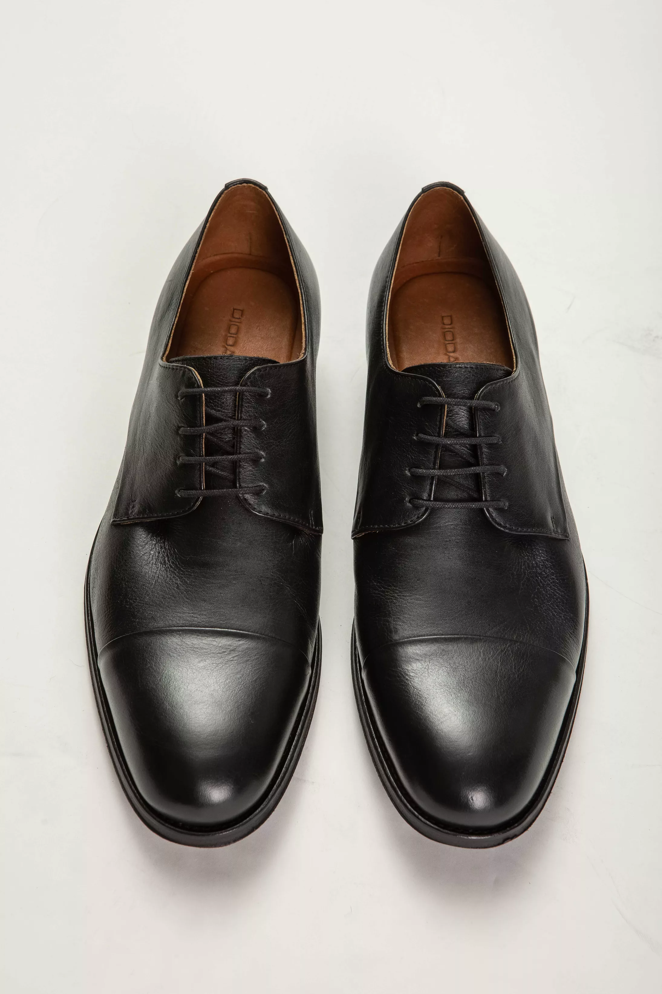 Sapato Social Derby Bologna Preto - Diodato Alfaiataria