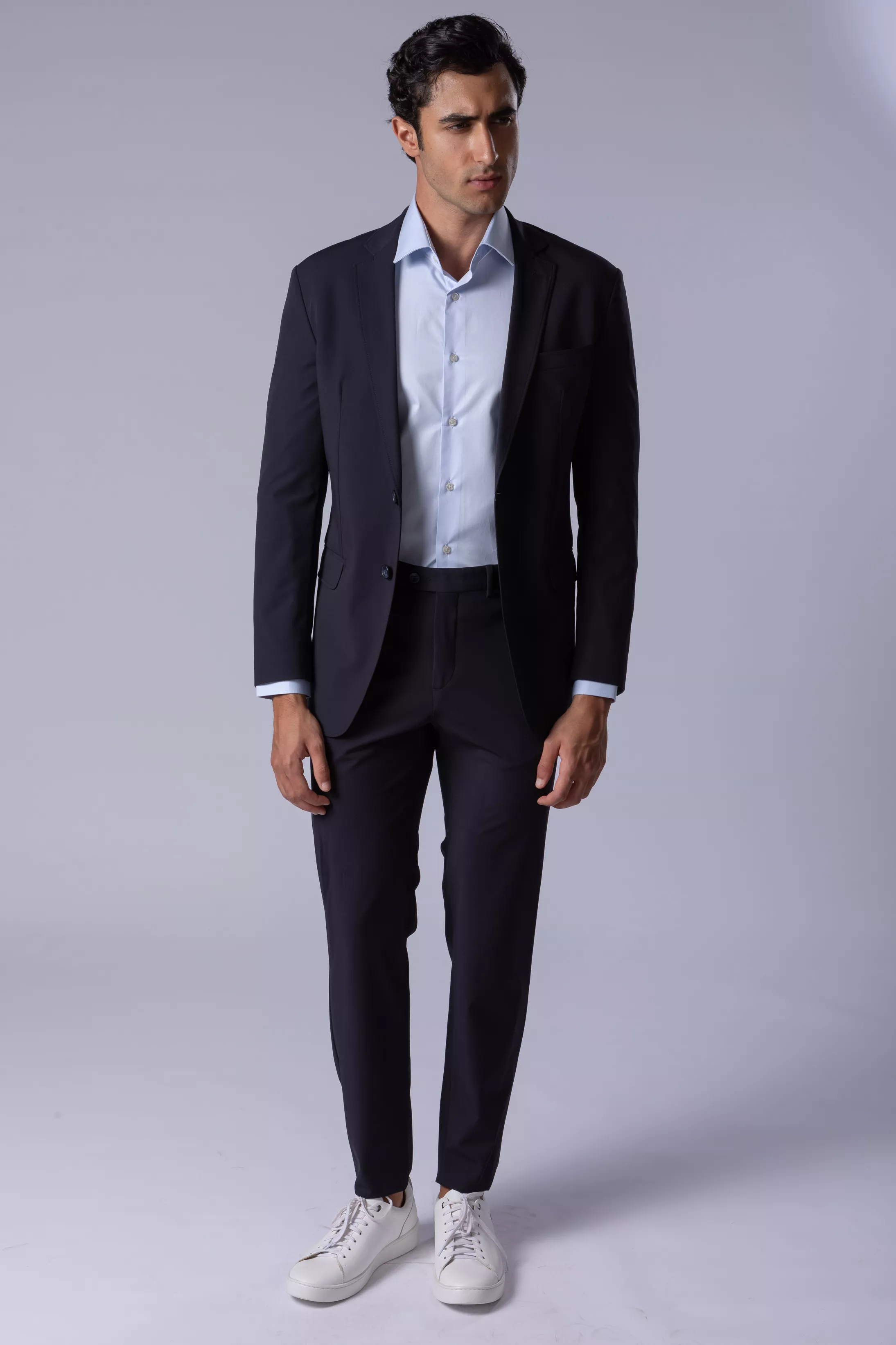 Costume Slim fit Tecido Tecnológico Firenze Marinho noite