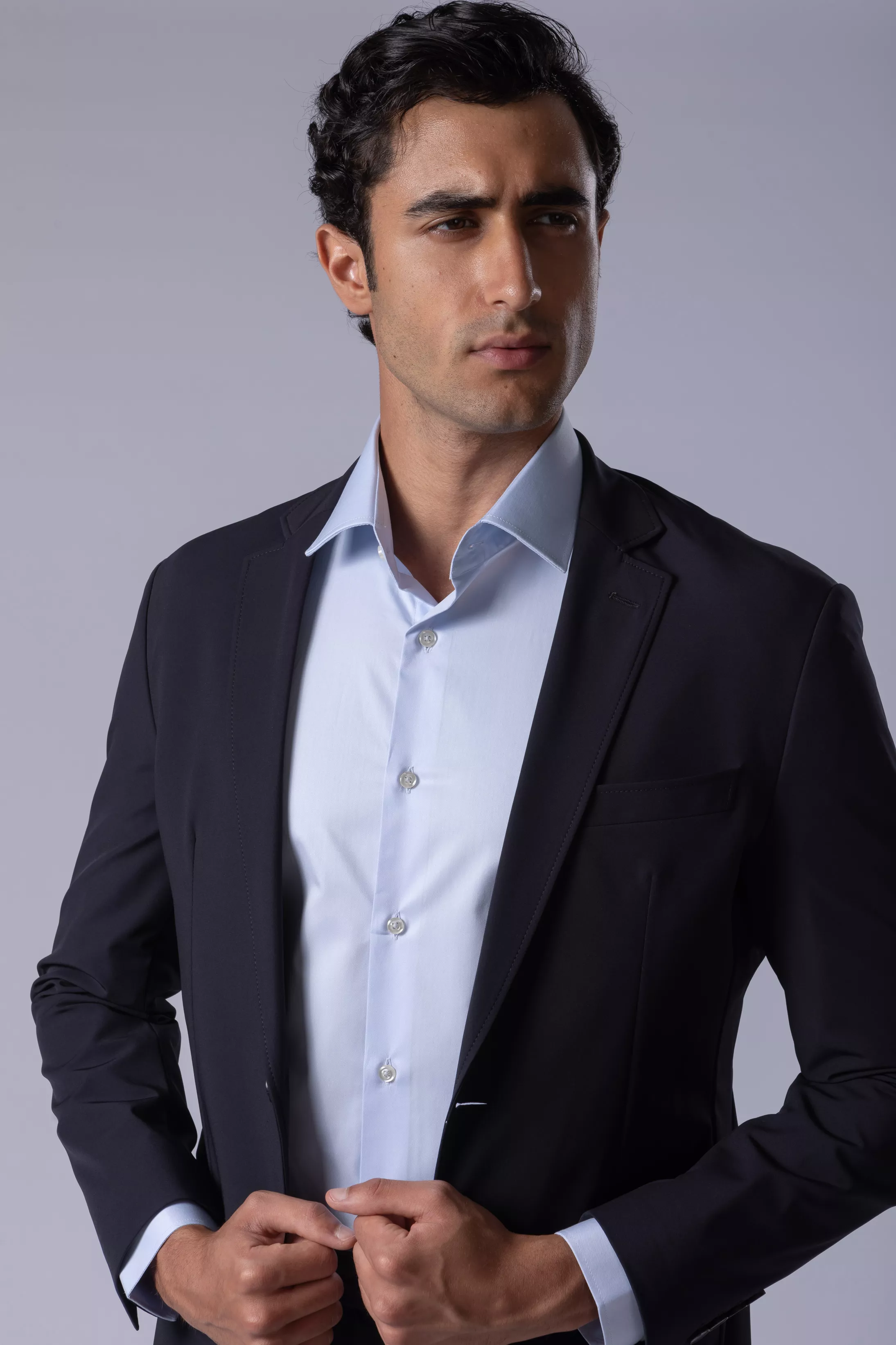 Costume Slim fit Tecido Tecnológico Firenze Marinho noite