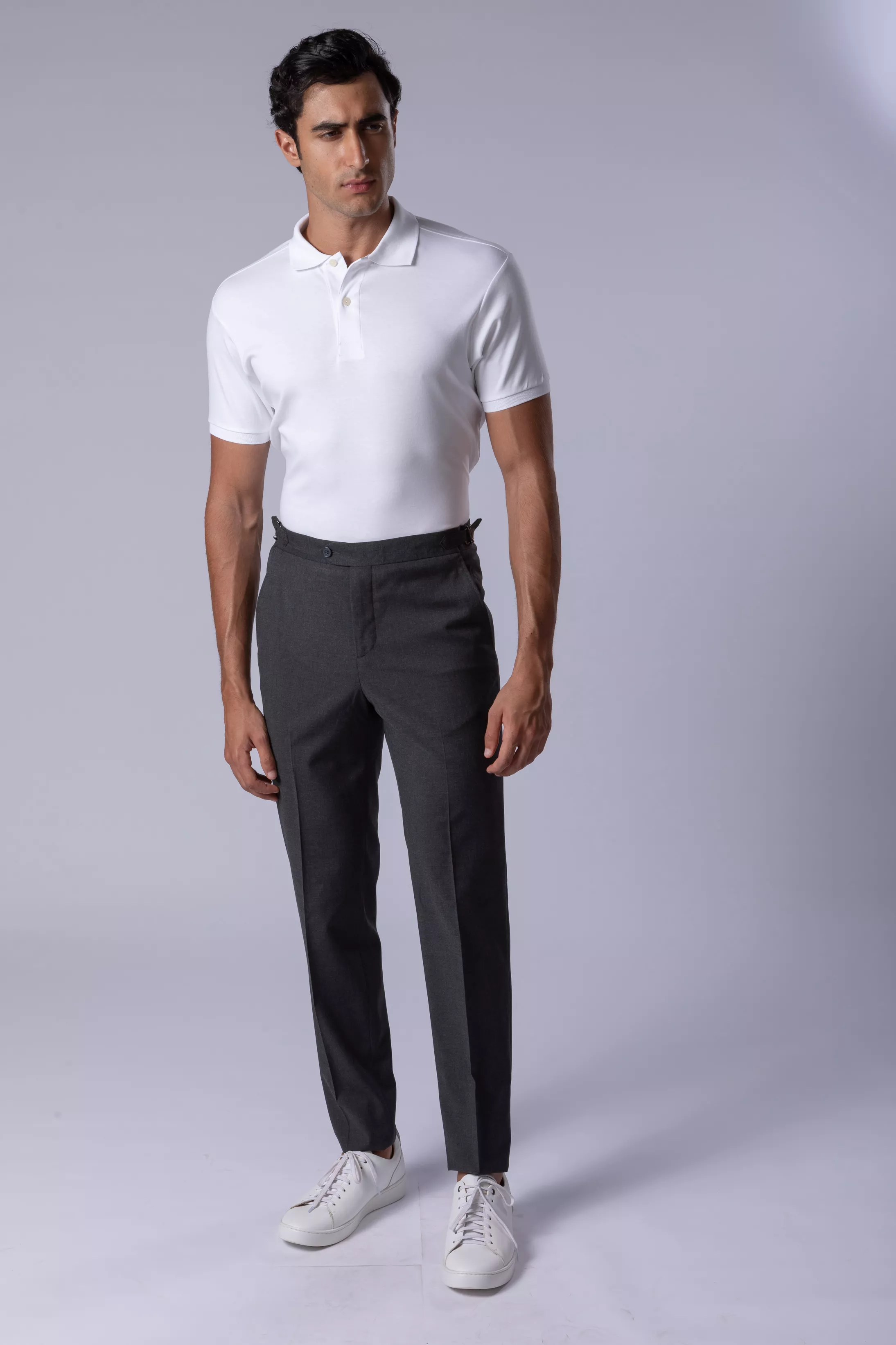 Calça social Slim Fit Milano Grafite - Diodato Alfaiataria