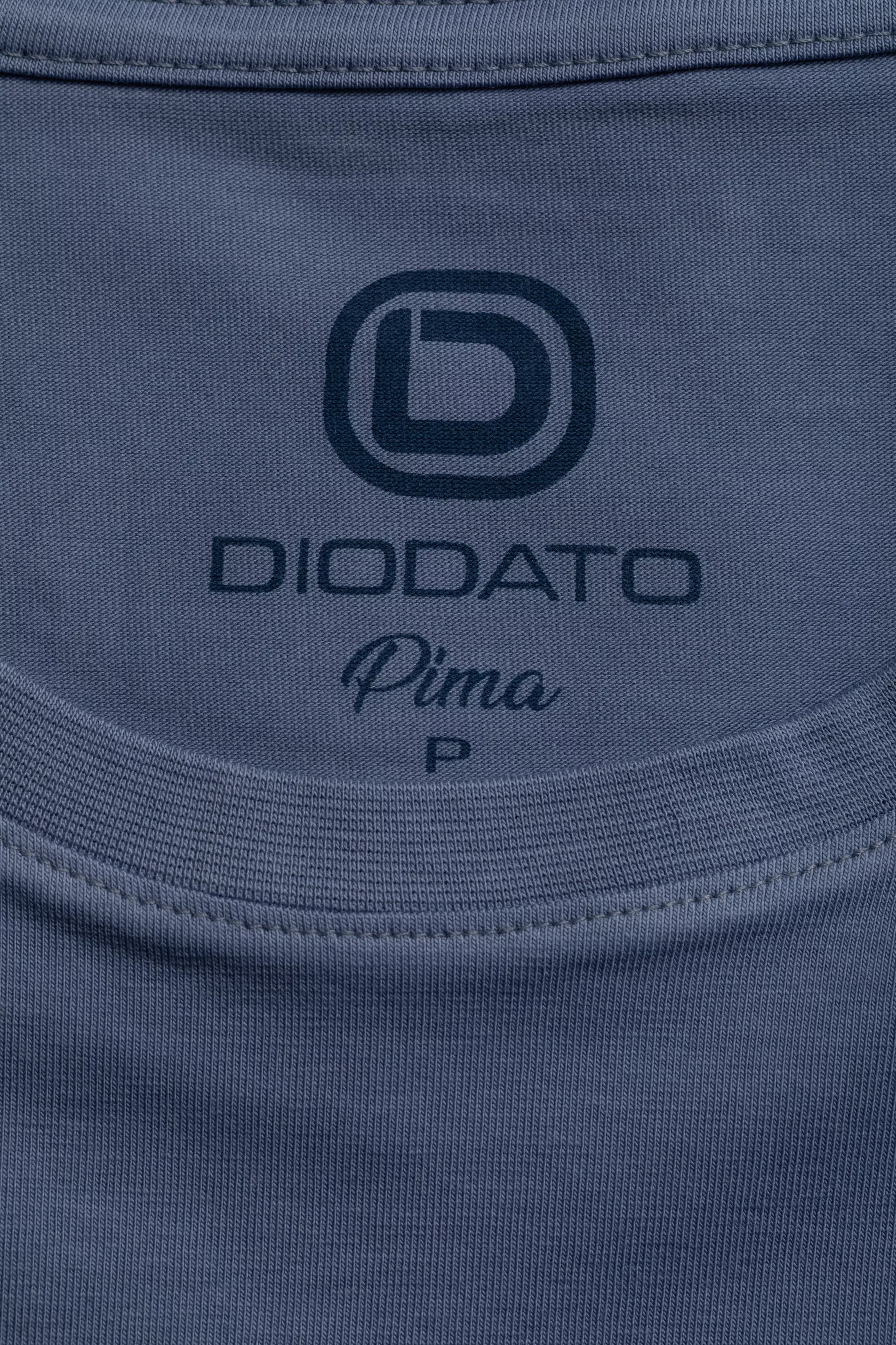 T shirt Pimma Cotton Azul médio - Diodato Alfaiataria