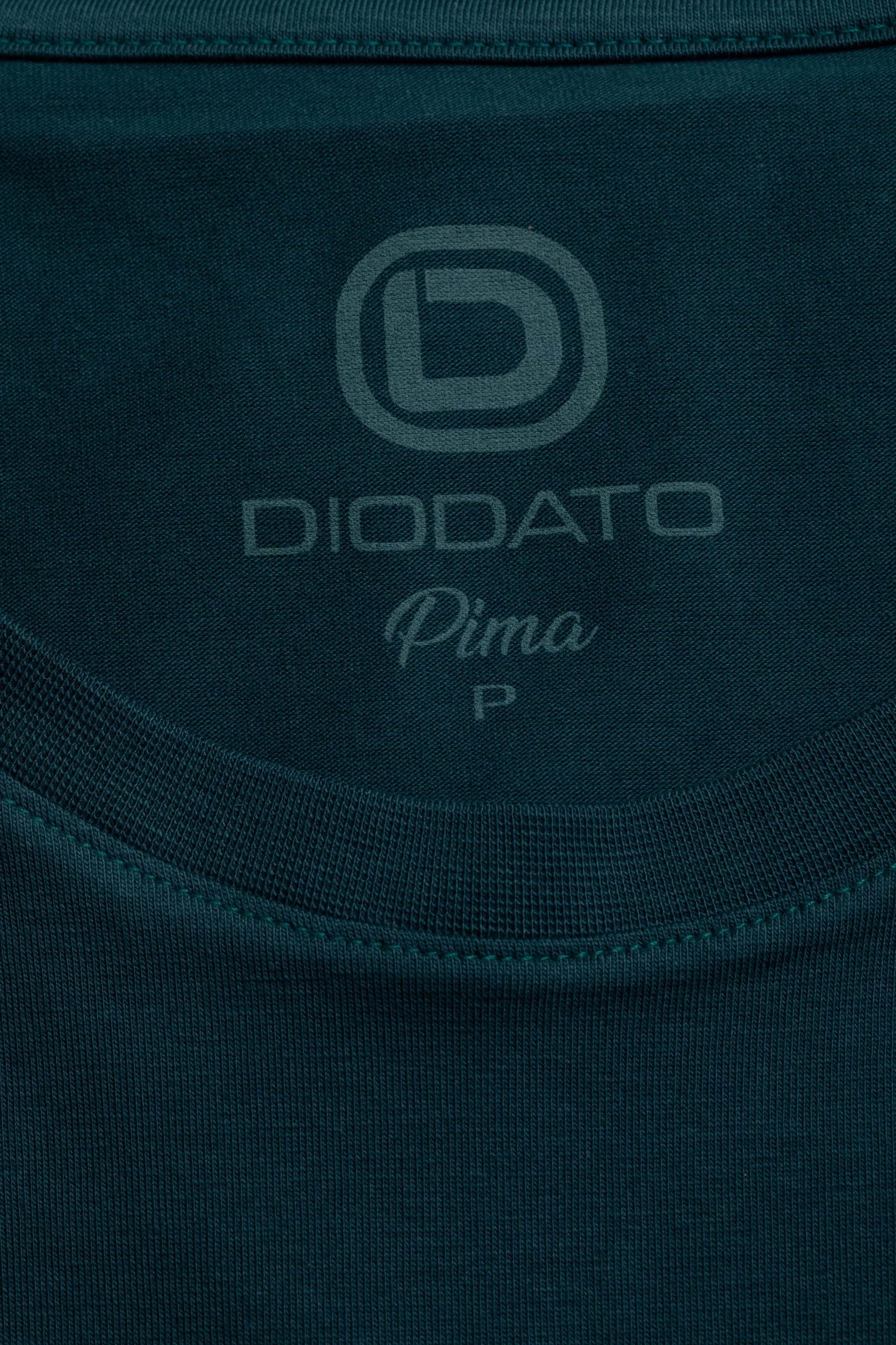 T shirt Pimma Cotton Verde escuro - Diodato Alfaiataria