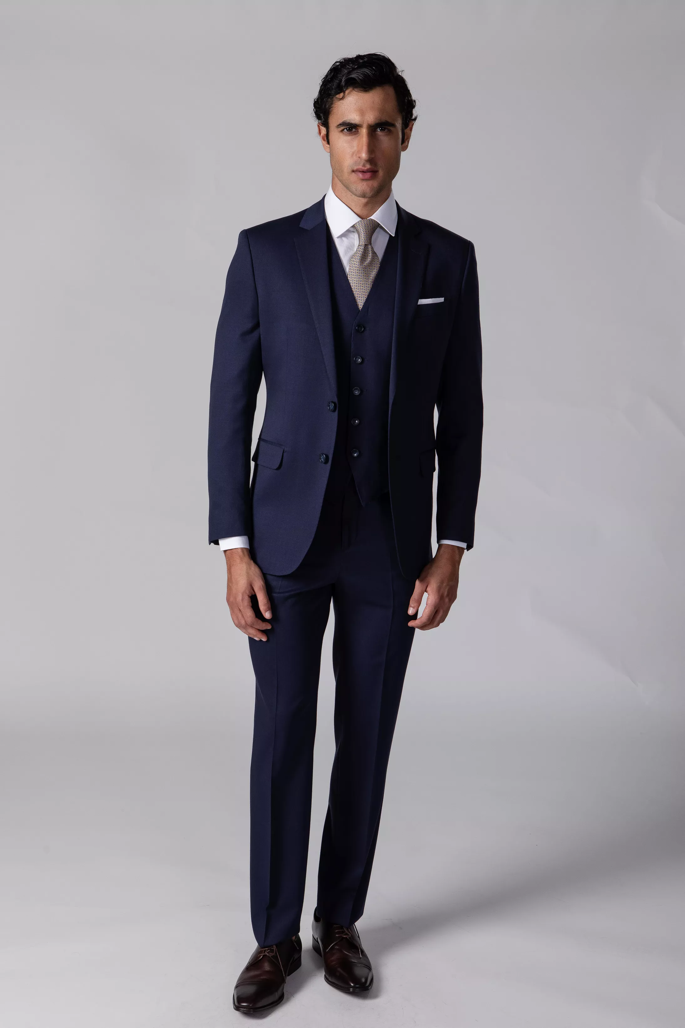 Terno Super 120 Slim Marinho - Diodato Alfaiataria
