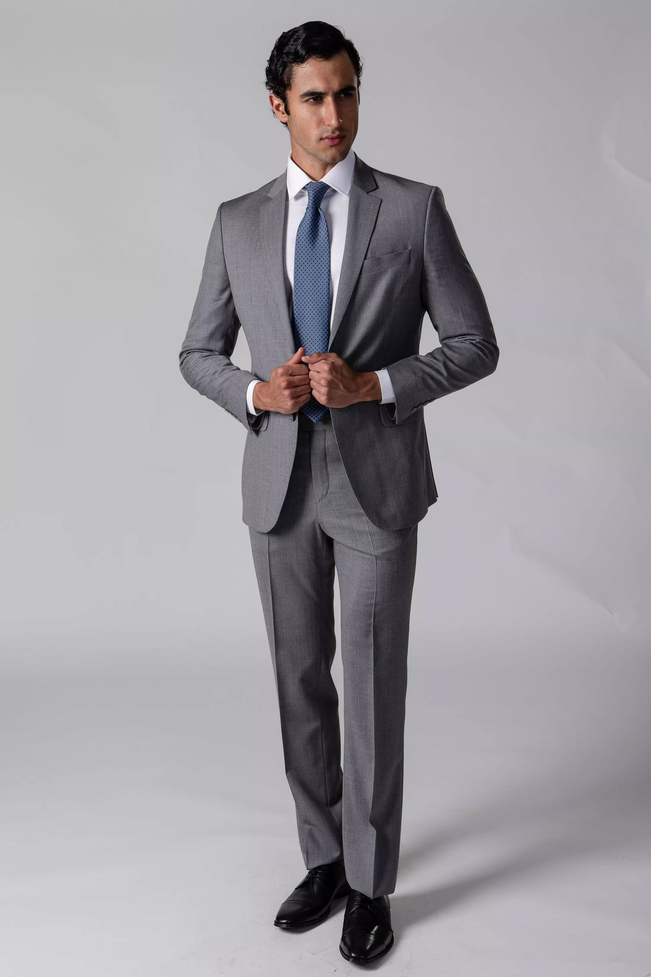 Costume Super 120 Slim Cinza Claro - Diodato Alfaiataria