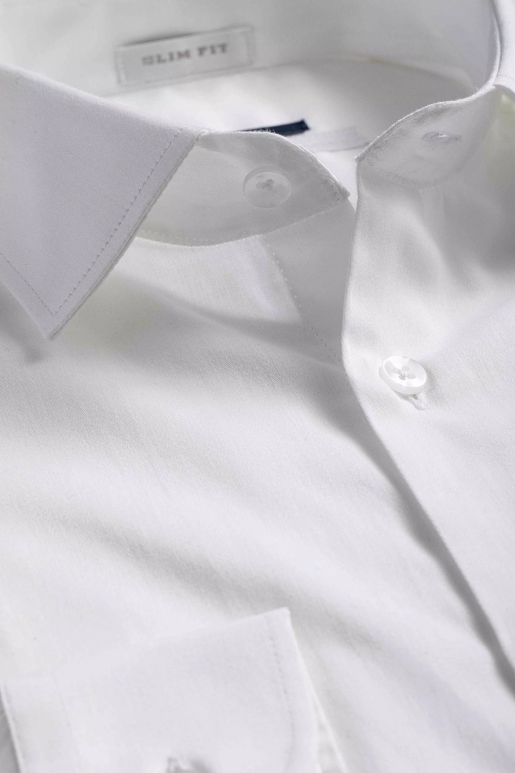 Camisa Manga Longa Slim fit Branca