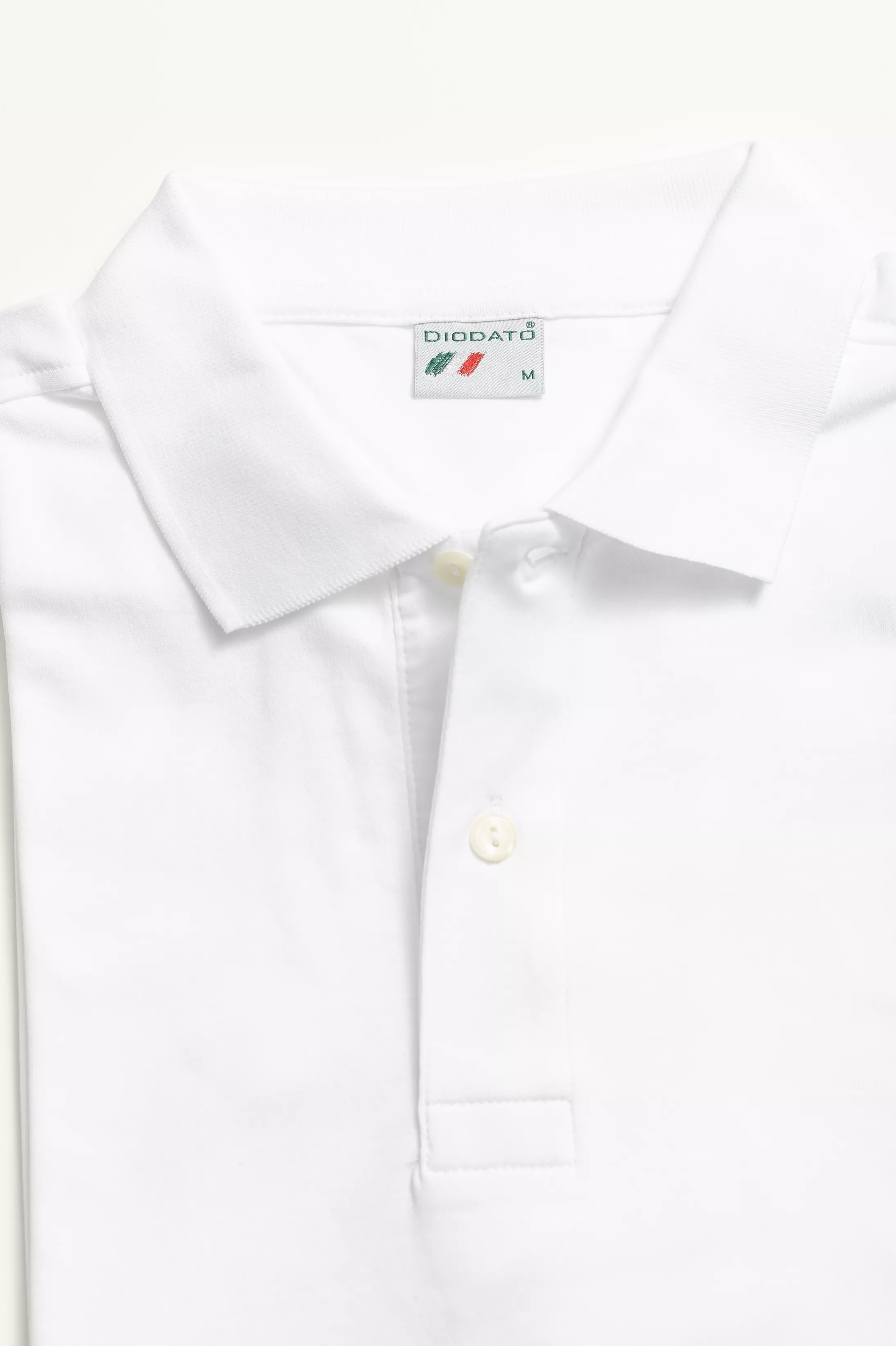 Camisa Polo Malha Peruana branco