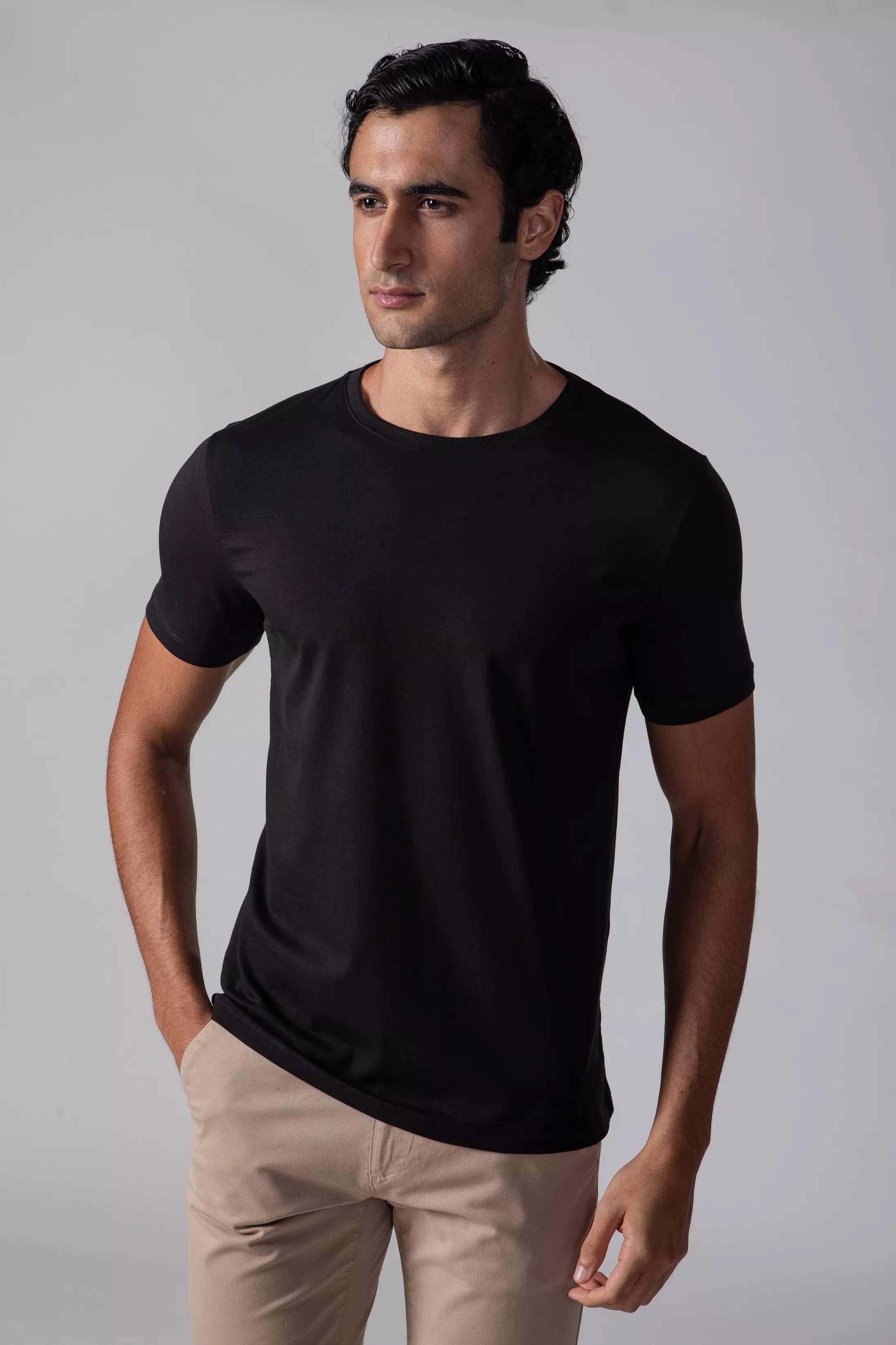 T shirt Pimma Cotton Preto - Diodato Alfaiataria