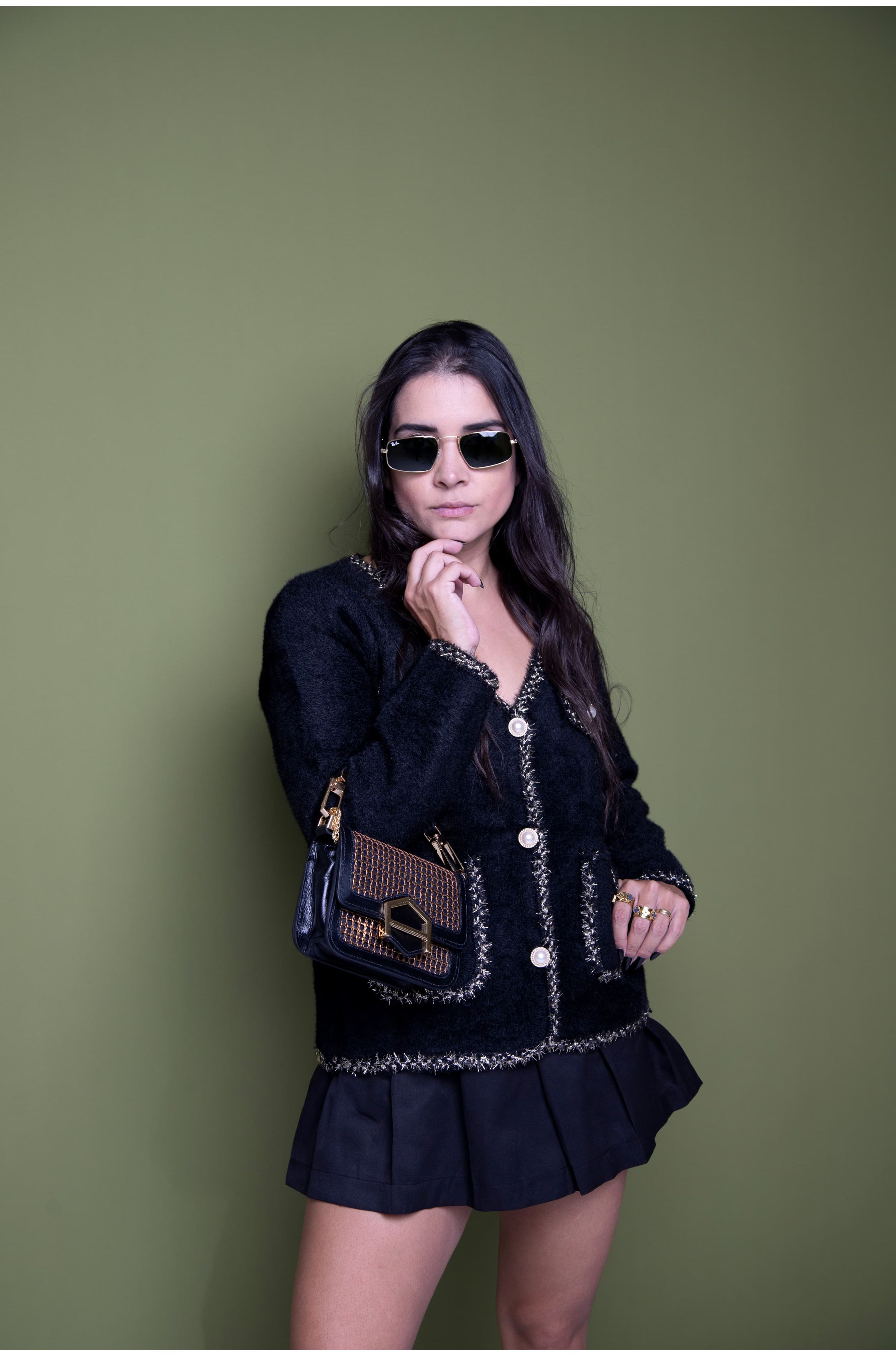 Blazer Chanel preto - Bruna Acessórios