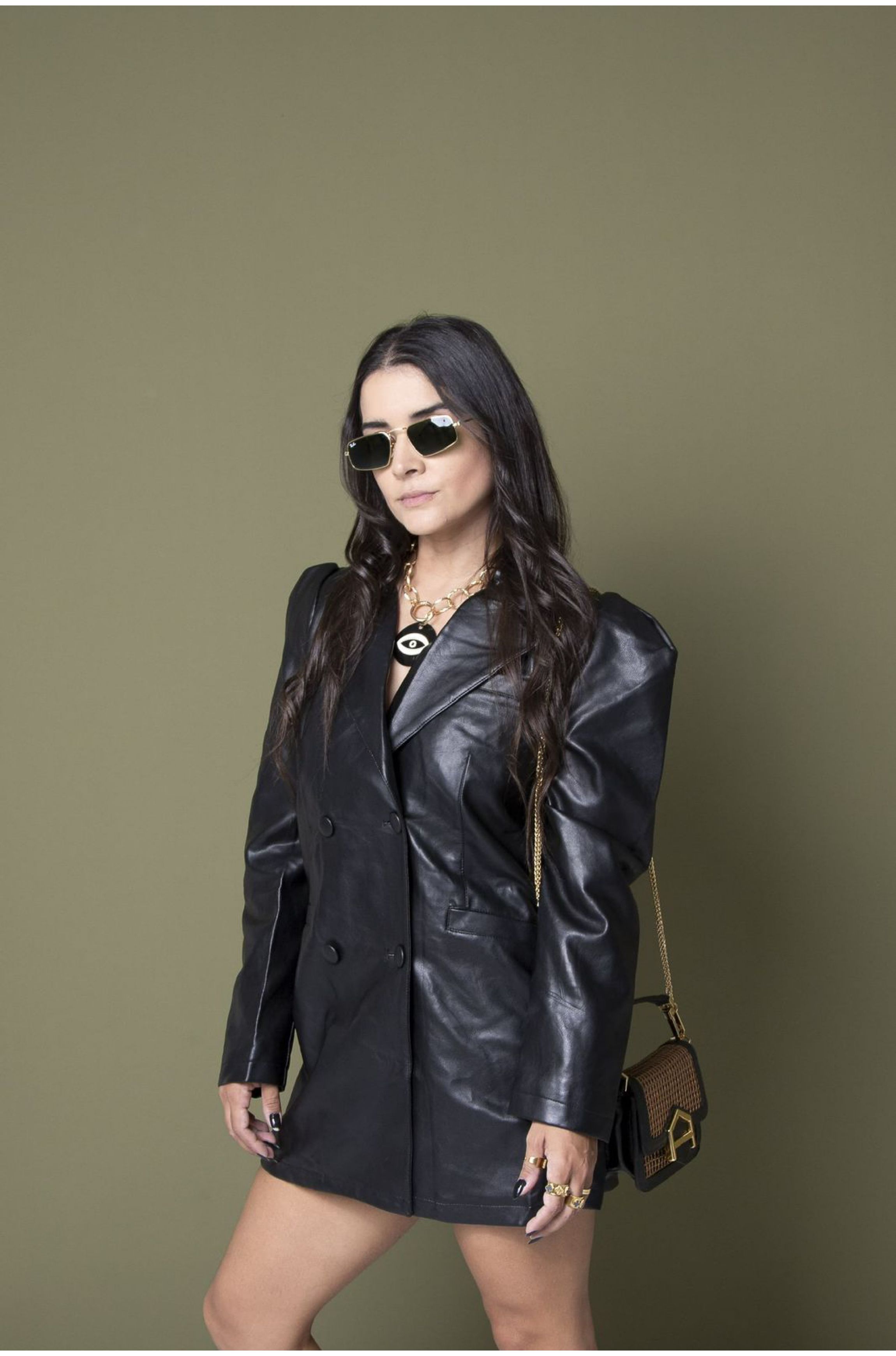 BLAZER BRUNA PRETO - Bruna Acessórios