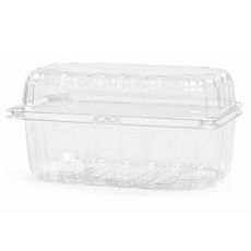 F114 Embalagem Fruta Ret com furos Pet 19x11x9,2 c... - PÉ DE MOLEQUE