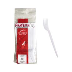 Garfo Ref. Premium 50 Branco PFT - PÉ DE MOLEQUE