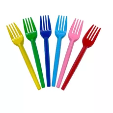 Garfo Sobrem. Cores C/50 PFT - PÉ DE MOLEQUE