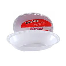 Pote Oval branco c/10 PFT - PÉ DE MOLEQUE