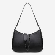 Bolsa Feminina Couro Legítimo Yara com Sparkle e Alça Dupla