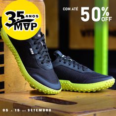 Tênis MVP Barefoot - Preto Pistache