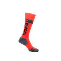 Meia Cano Longo - Wod Cross Laranja Neon