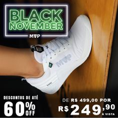 Tênis Branco de Cross 4x4 - Branco Neve