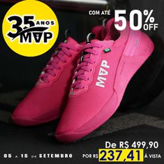 Tênis Cross Training 4x4 - All Pink