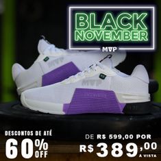 Tênis de Treino MVP 5x5 - White Purple