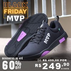 Tênis de Treino Preto de Rhino X Tech III - Black