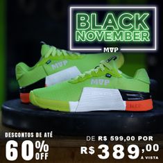 Tênis MVP Cross Training 5x5 - Green Orange 