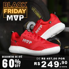 Tênis vermelho de treino Rx Fly - Red