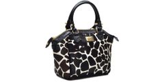 Bolsa Clássica Couro Legitimo Animal Print Girafa Oliver Mour