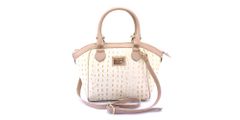 Bolsa Clássica Couro Legitimo Creme Croco Oliver Mour