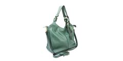 Bolsa Hobo Couro Legitimo Verde Oliver Mour + Porta Moedas