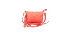 Bolsa Clucth Couro Legitimo Matelassê Coral Oliver Mour