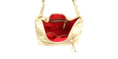 Bolsa Hobo Couro Legitimo Dourada Oliver Mour