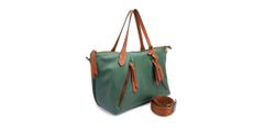 Bolsa Feminina Bowling Couro Legitimo Verde com Detalhes Whisky 