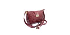 Bolsa Clucth Couro Legitimo Marsala Croco Oliver Mour