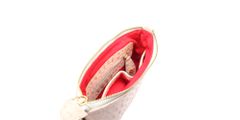 Bolsa Clucth Couro Legitimo Rose Croco Oliver Mour